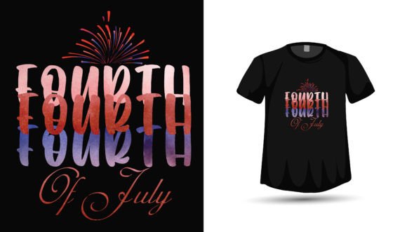 Celebrate Freedom: A Watercolor Design for Fourth of July