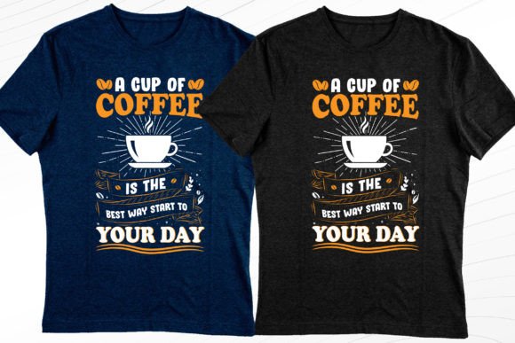 Cup of Coffee Trendy T-Shirt Design: More Than Just a Graphic