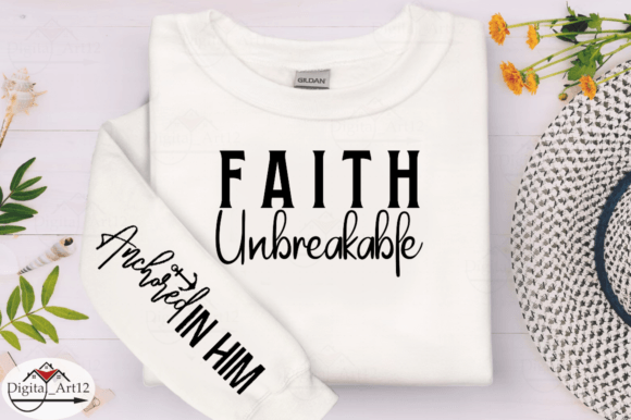 Faith Unbreakable Sleeve SVG Design: The Power of a Bold Graphic