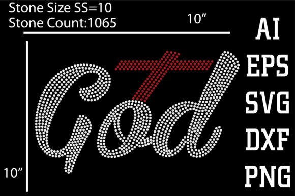 God, Rhinestone Design: Sparkle That Captures Faith and Creativity