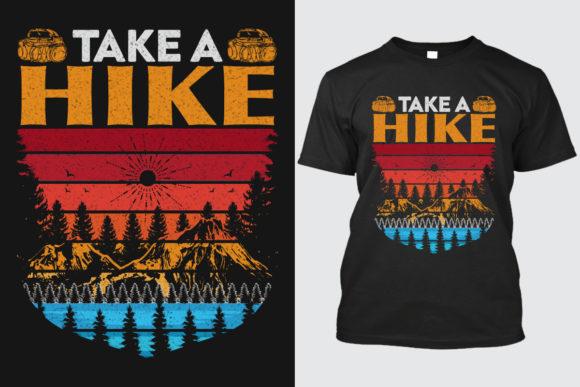 Hiking T-shirt Design 18: Your Next Outdoor Adventure Graphic