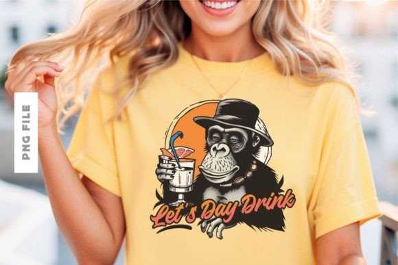 Let's Day Drink T-shirt Design: Your Ultimate Ready-to-Print Asset
