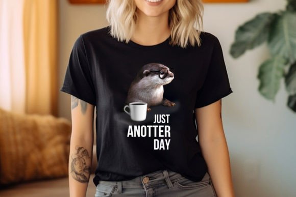 Otter T-shirt Design AI & PNG: Your Next Creative Asset