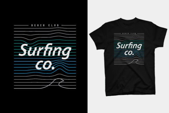 Ride the Wave: Bold Surfing Graphics for Modern Merch