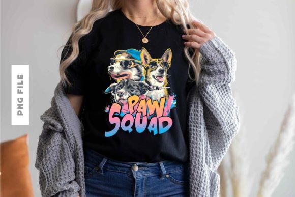 Unleash Your Brand's Personality with the Paw Squad T-Shirt Design
